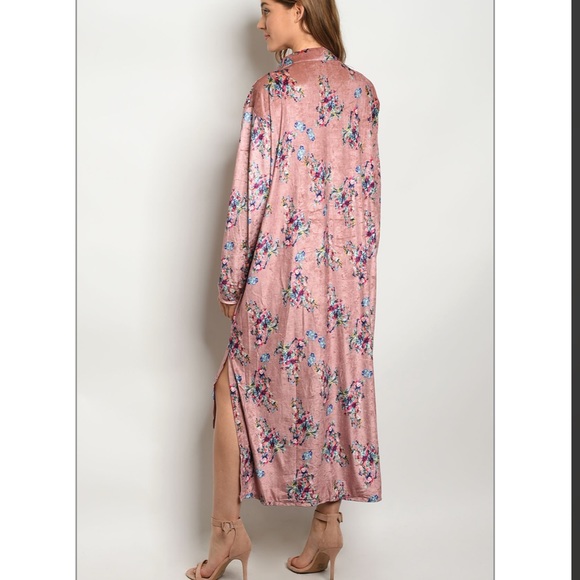 Pink Velvet dress - Picture 2 of 3